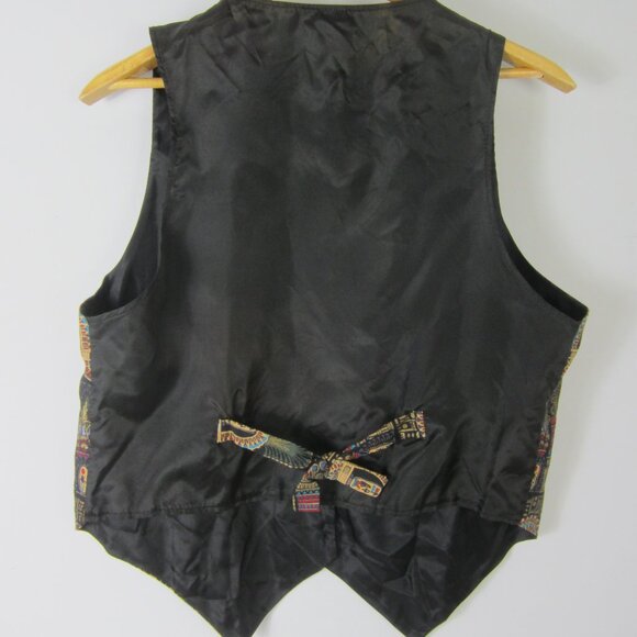 Vintage Robyn-Lyn Women Medium Sleeveless Button Front Egyptian Fish Cotton - Picture 4 of 9